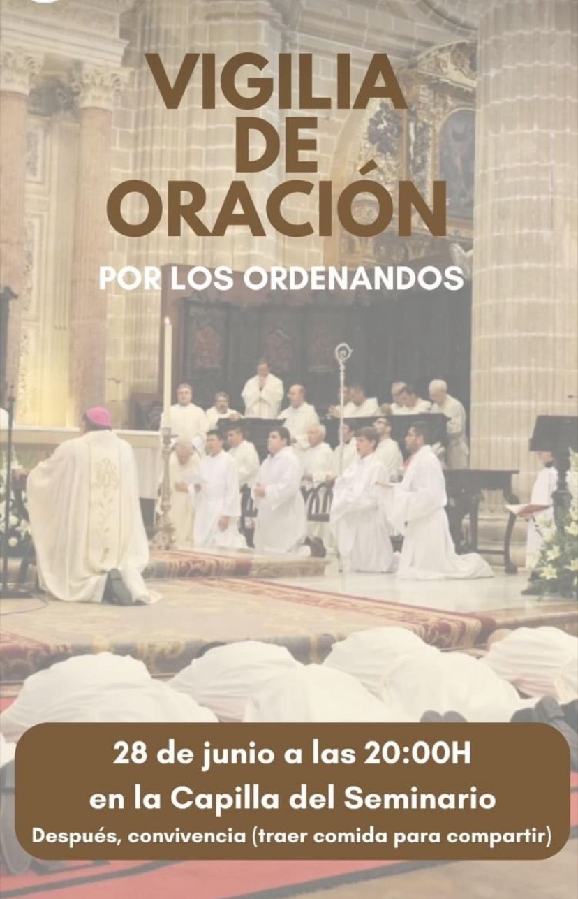 Vigilia de oración por los candidatos al diaconado y sacerdocio