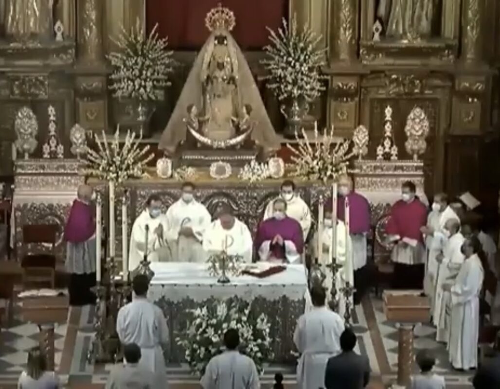 MONSEÑOR MAZUELOS PRESIDE LA FESTIVIDAD DE NTRA. SRA. DE LA MERCED CORONADA