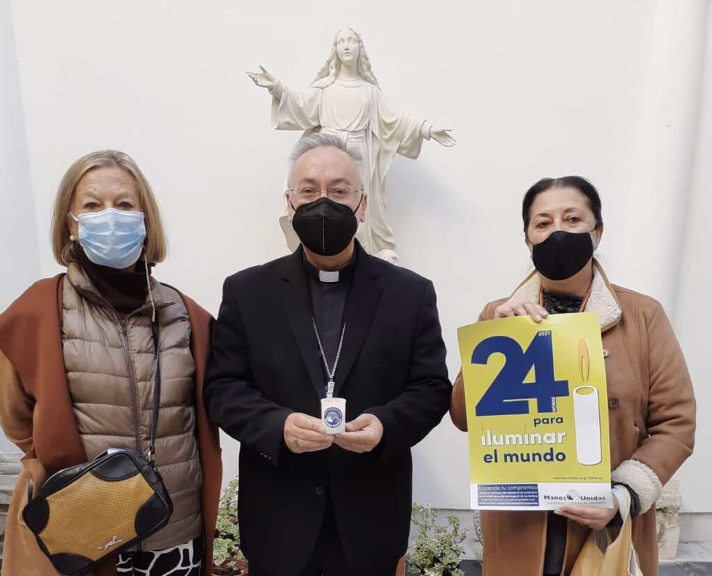 La Delegación  Diocesana de Manos Unidas participa en la IX de las «24 horas para iluminar el mundo»