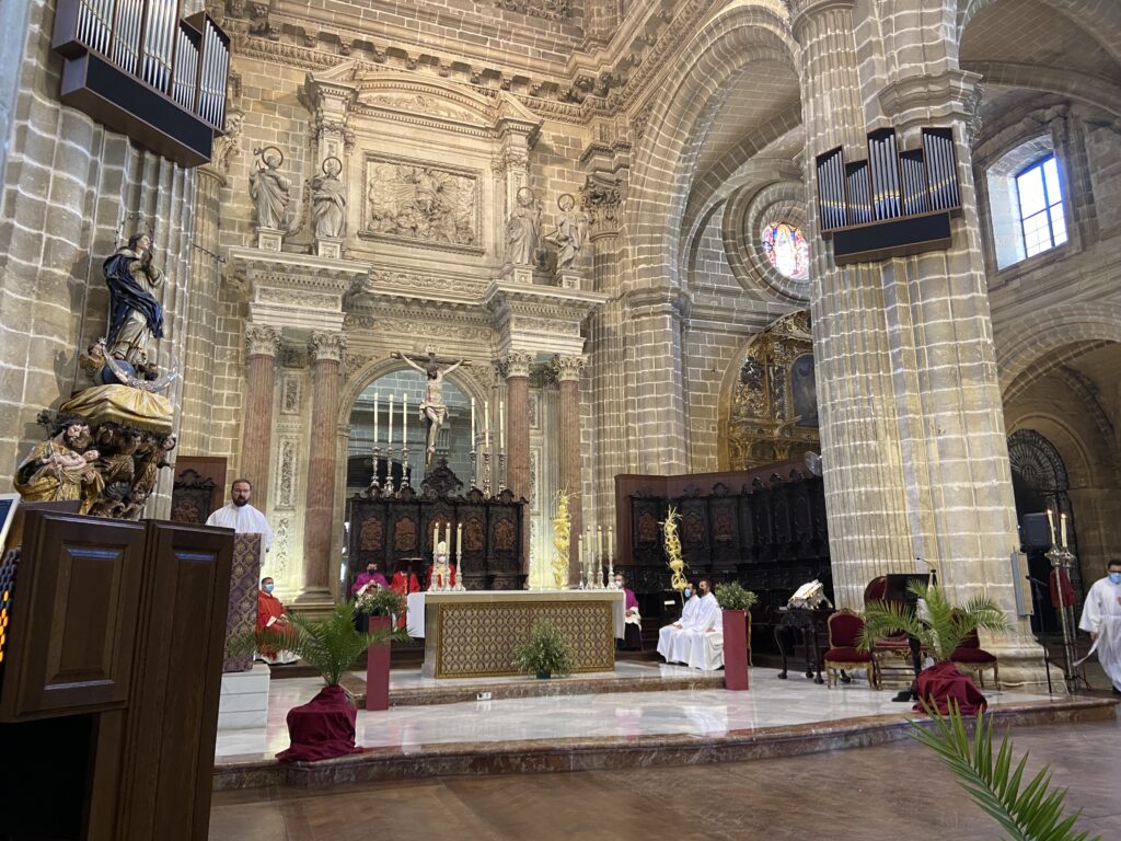 La Iglesia Asidonense vive el Domingo de Ramos