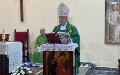 Mons. Rico Pavés presente este fin de semana junto al Colegio Grazalema, la patrona de Bornos y la Hdad de la Salud de San Rafael