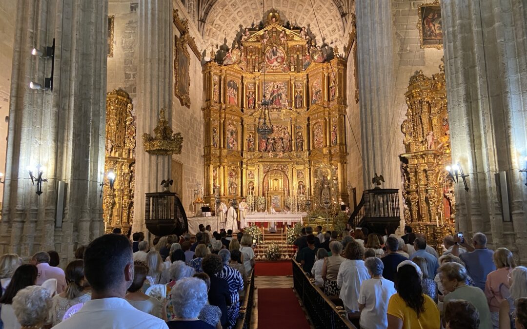 Monseñor Rico Pavés preside la fiesta de la patrona de Arcos de la Frontera