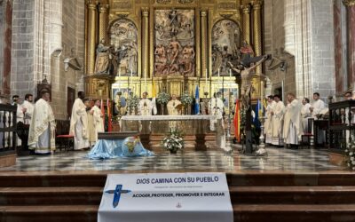 Monseñor Rico Pavés en la Jornada Mundial del Migrante y Refugiado : «Amar con su mismo amor, sin barreras, acogiendo como Él mismo nos ha acogido a cada uno»