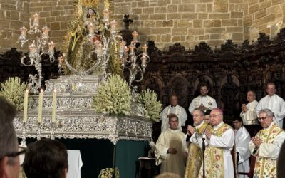 Asidonia-Jerez celebra la Jornada de Ayuno y Oración por la Paz junto a la Virgen del Rosario de Rota