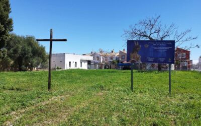 Colocación de la primera piedra de la parroquia de Ntra. Sra. del Rocío