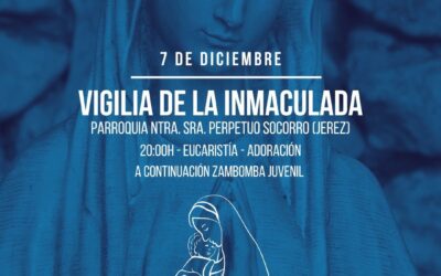 Vigilia de la Inmaculada Concepción en la parroquia de Ntra. Sra. del Perpetuo Socorro