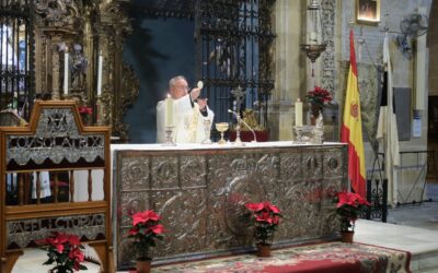 Monseñor Rico Pavés preside la Eucaristía con motivo de la celebración de la patrona de los abogados